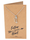 Elena Bow and Arrow Pendant Necklace