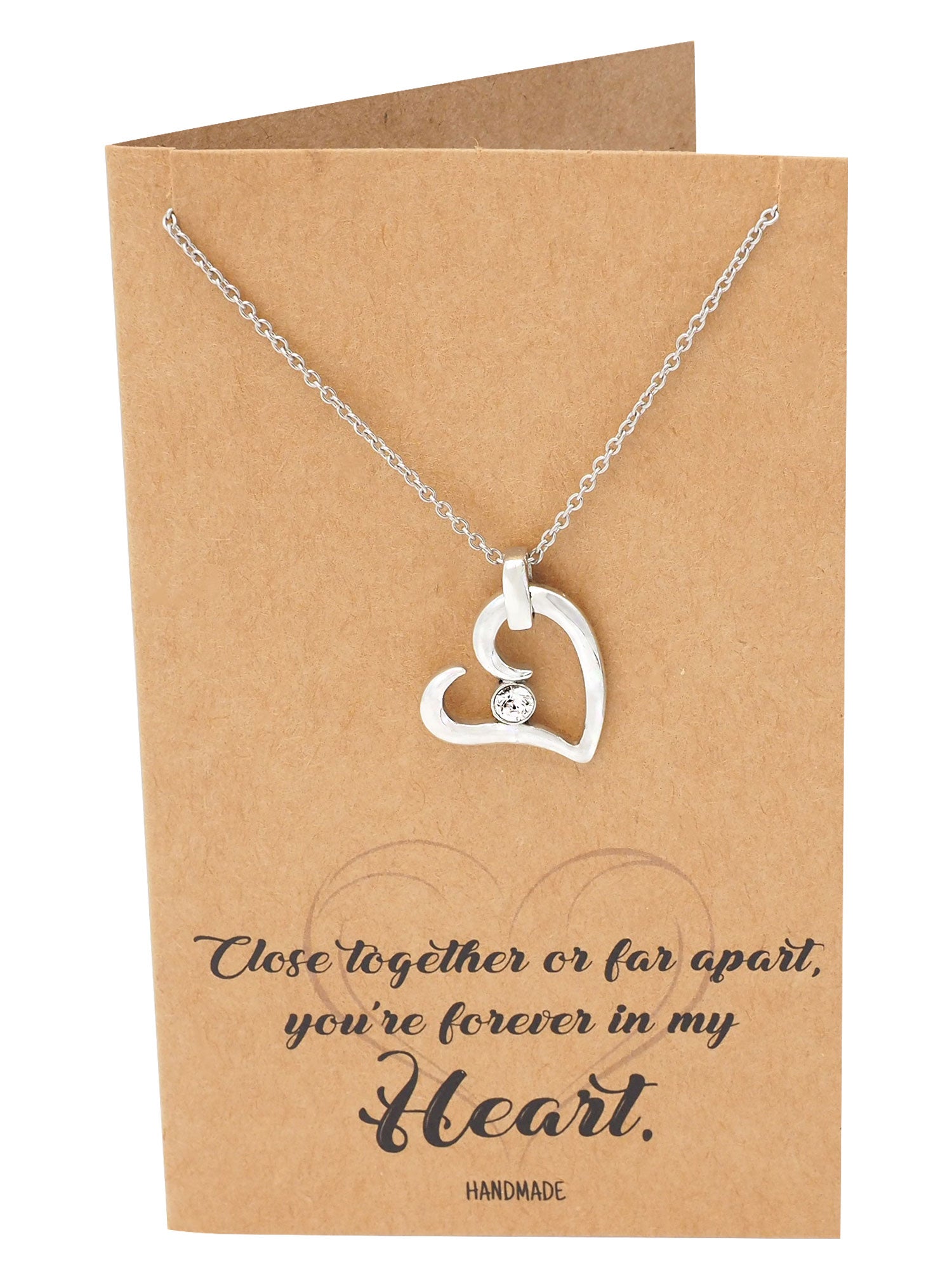 Fiona Love Heart Pendant Necklace