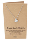 Kathy Elephant Necklace with Good Luck Charm