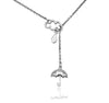 Mariz Cloud Rain and Umbrella Charms Necklace Inspirational Jewelry Gift