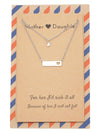 Riva Heart Bar Mother Daughter Necklace Set