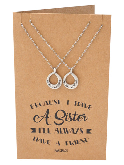 Roxanne 2 Set of Infinity Pendant Necklace