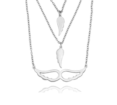 Micaela Mother Daughter Gifts for Mom Wings Set of 3 Necklaces