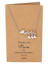 Bird Necklace and Thank You Card