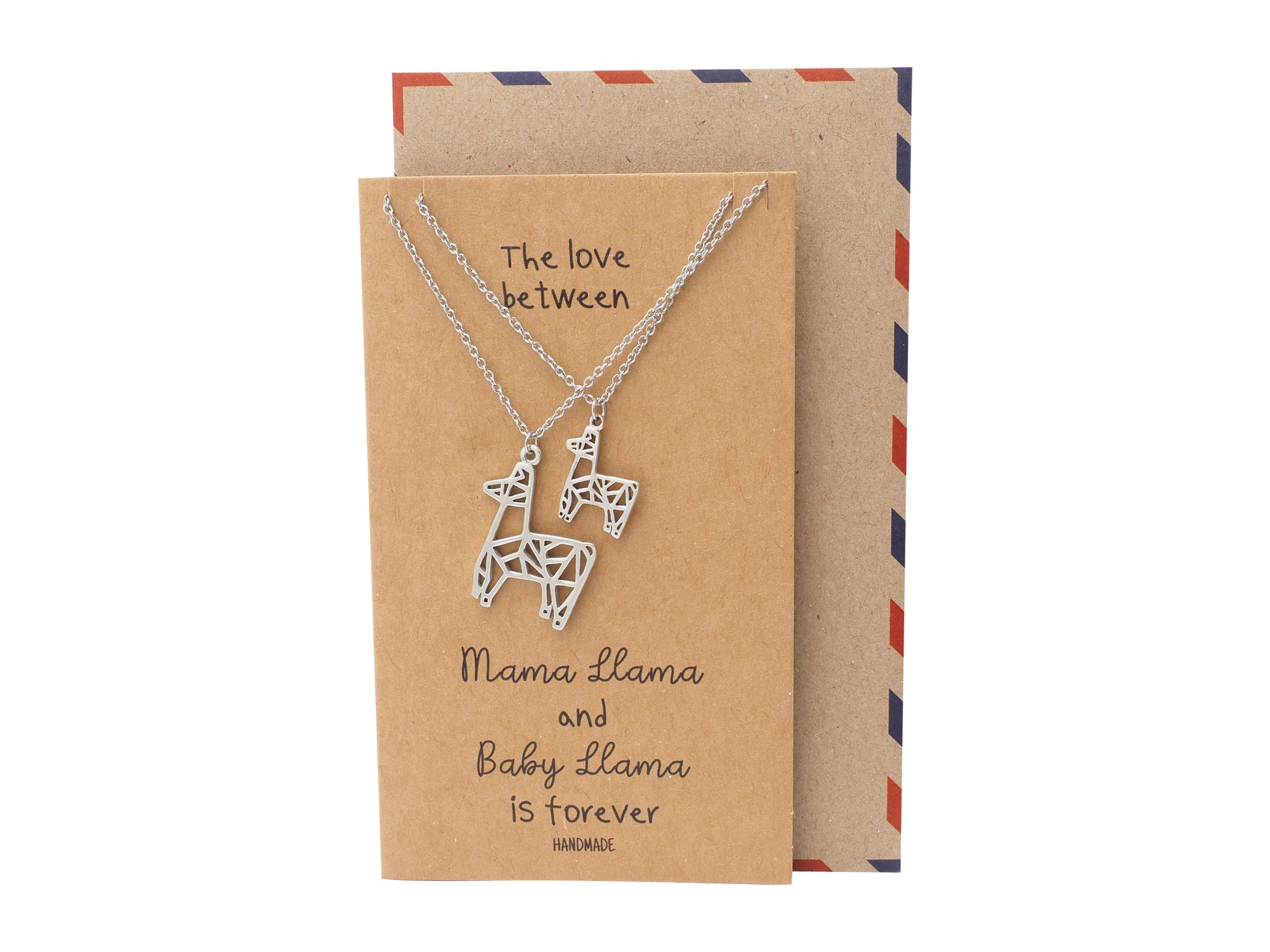 Eliana Mama and Baby Llama Pendants