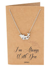 Dazzle Mother Daughter Necklace Dolphin Pendant