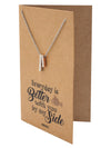 Yasmin 2 Bars Pendant Necklace