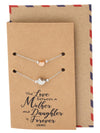 Kizia Mother Daughter Bird Pearl Bracelets Set For 2