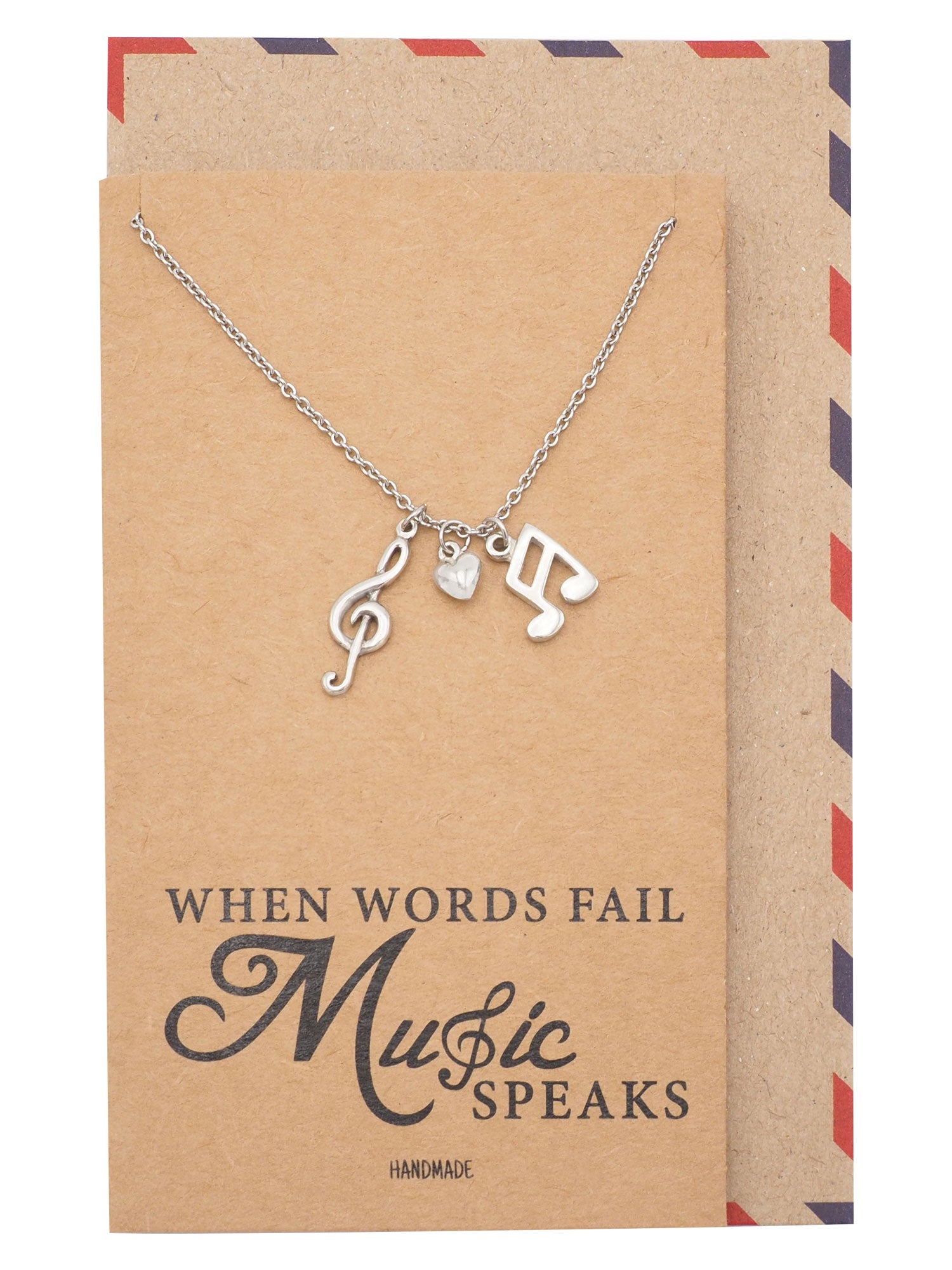 Mara Music Note Necklace