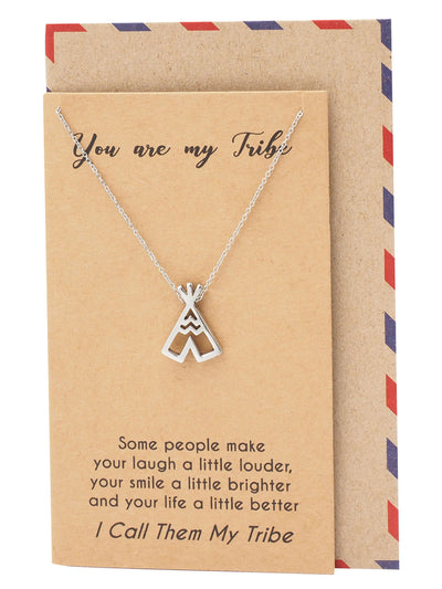 Ingrid Teepee Best Friend Necklace