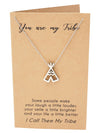 Ingrid Teepee Best Friend Necklace