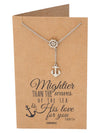 Joyce Nautical Anchor Necklace for Women