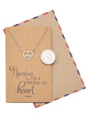 Kyla EKG in Heart Pendant Necklace Best Girt for Nurses