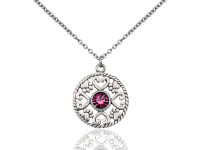 Caitlyn Hearts and Paws Pendant Necklace for Women