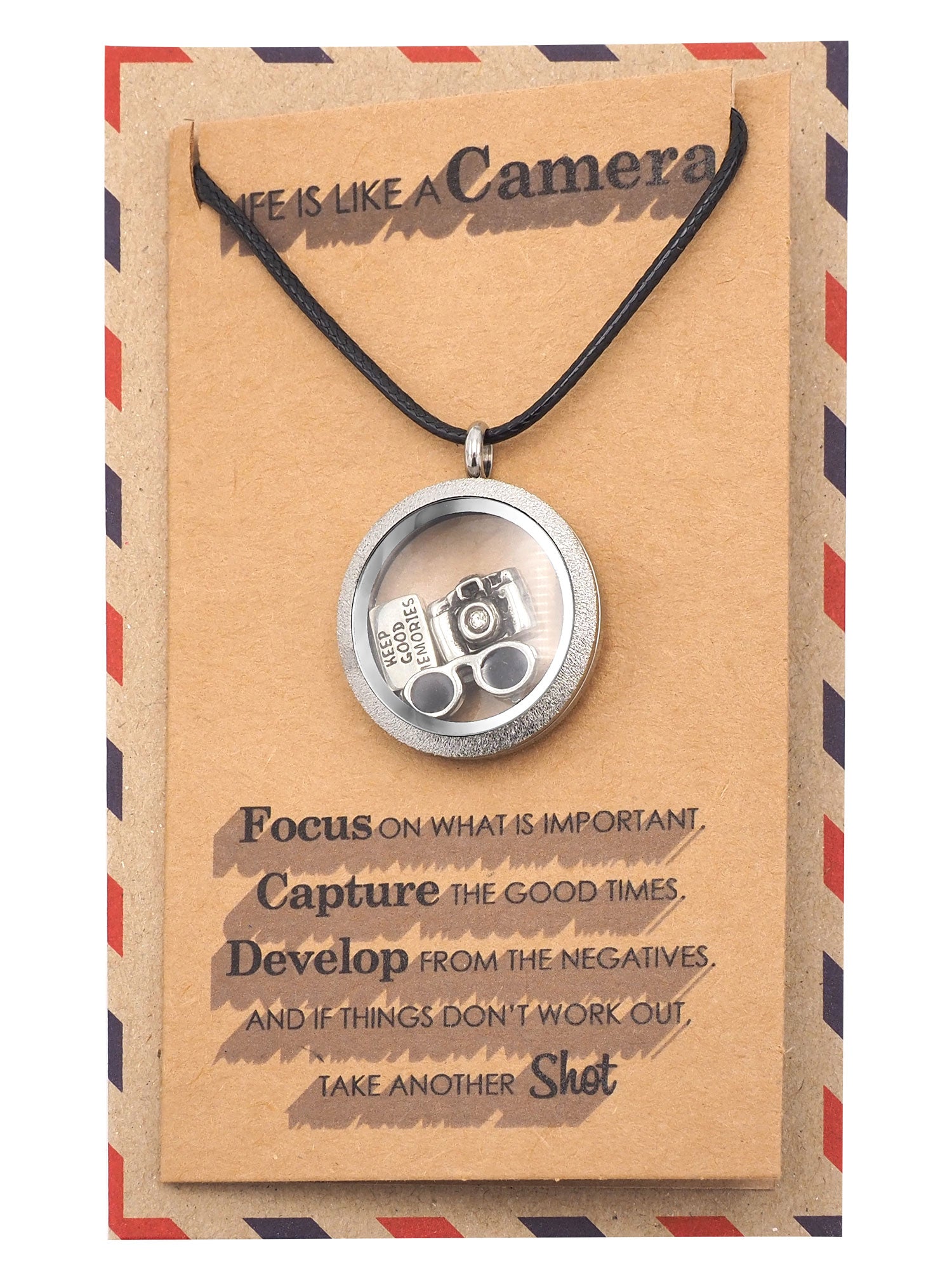 Josefina Locket Necklace with Camera