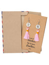 Haley Coin Tassel Earrings for Women