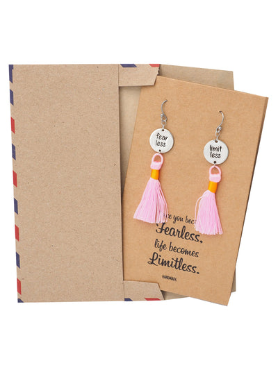 Haley Coin Tassel Earrings for Women