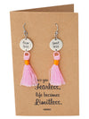 Haley Coin Tassel Earrings for Women