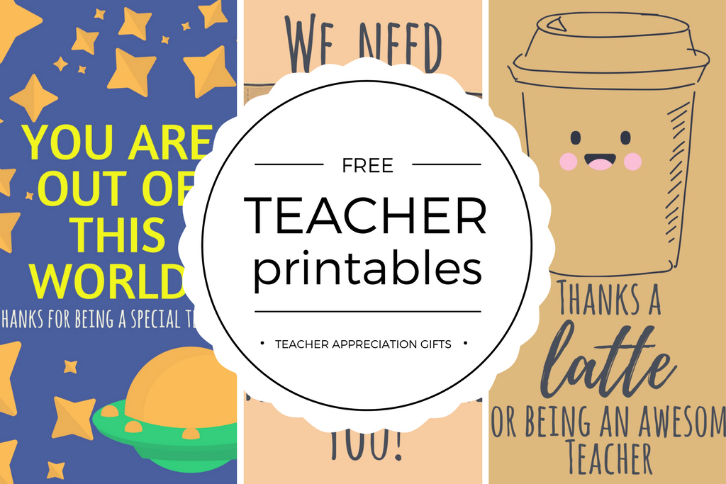 Free Printable Teacher Appreciation Thank You Cards