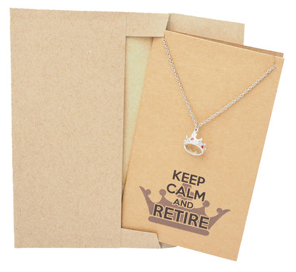 Keep Calm and Retire Jewelry Greeting Card