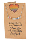 Rossana Swarovski Rainbow Pendant Necklace