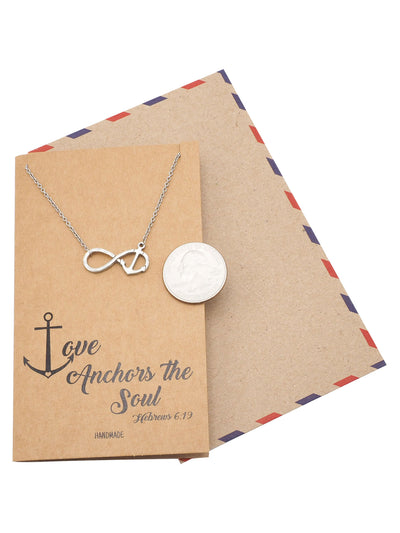 Maylene Infinity Anchor Necklace