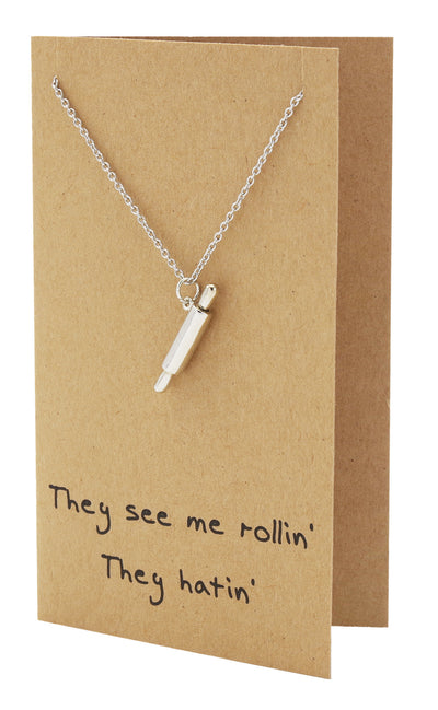 Rachel Chef Jewelry with Rolling Pin Pendant