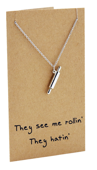 Rachel Chef Jewelry with Rolling Pin Pendant