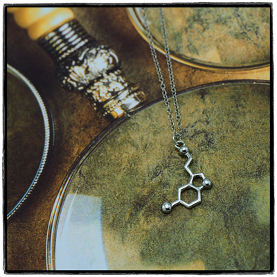 Lara Serotonin, Dopamine, Acetylcholine Molecule DNA Necklace