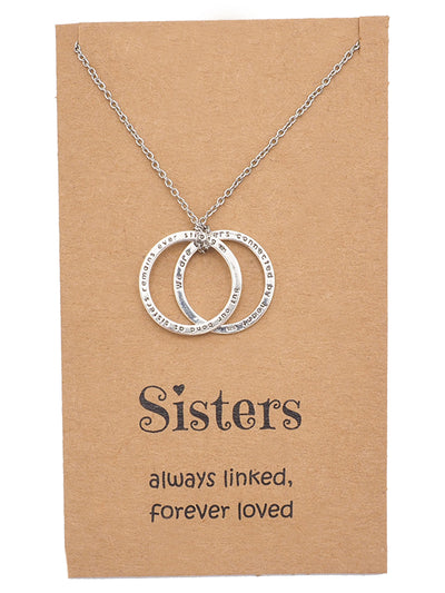 Roselyn Sisters Forever Necklace