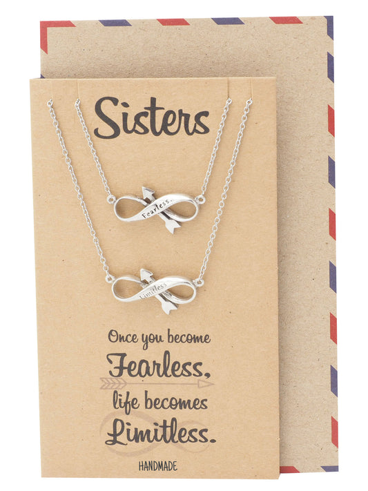 Raissa Sister Fearless Limitless Infinity Necklace