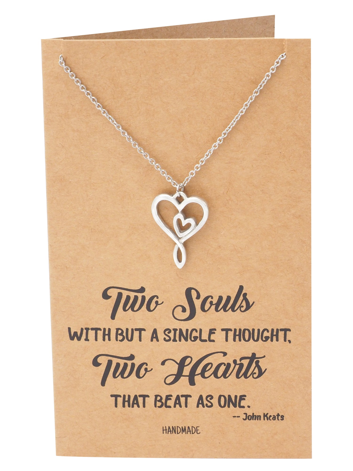 Cynthia Hearts Infinity Pendant Necklace Gift for Special
