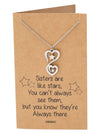 Wynter 2 Stars 2 Hearts Pendant Necklace