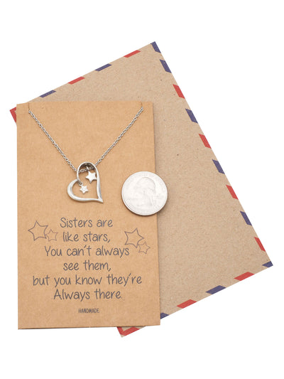 Sister Quotes Jewelry Greeting Card