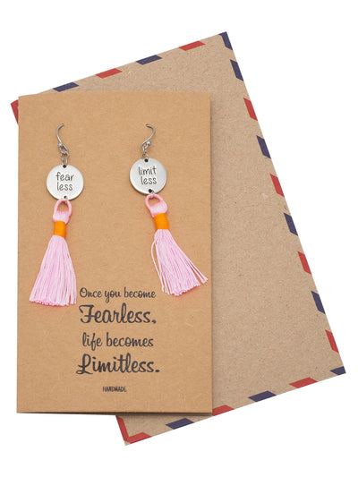 Haley Coin Tassel Earrings for Women