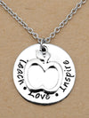 Teach Love Inspire Necklace