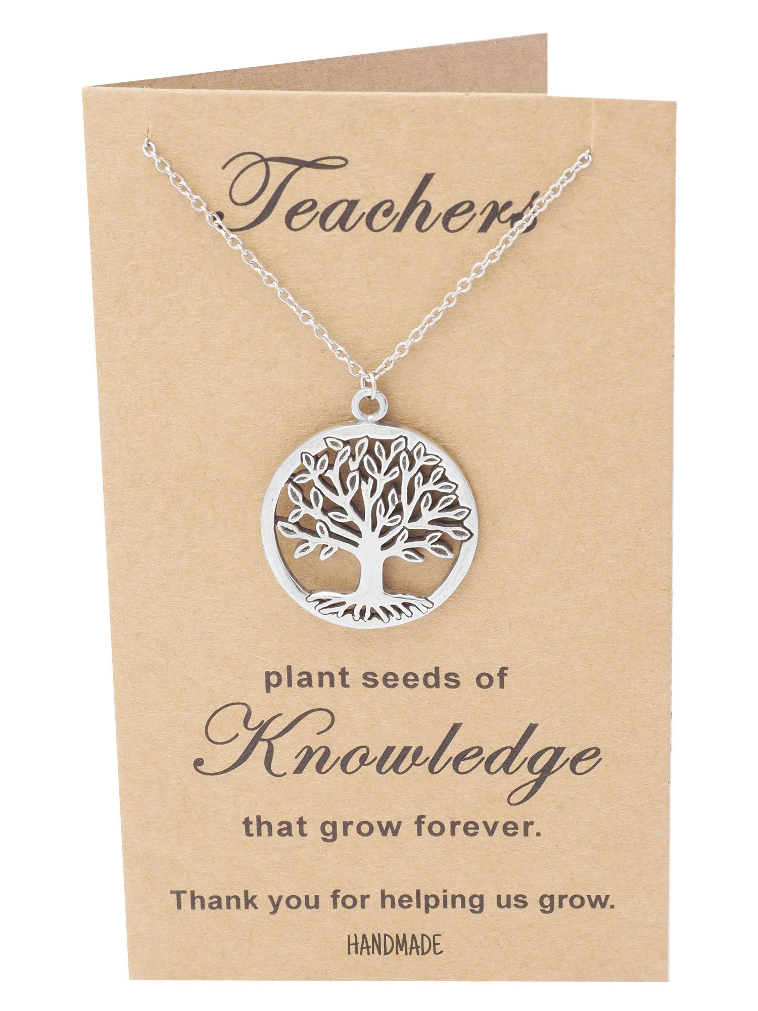 Mia Tree of Life Necklace with Thank You Cards