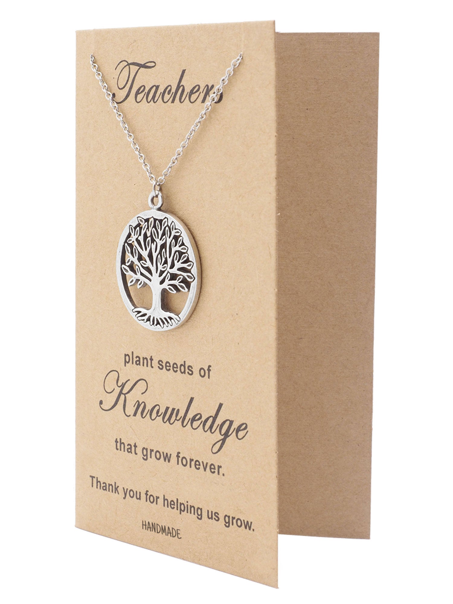 Mia Tree of Life Necklace with Thank You Cards