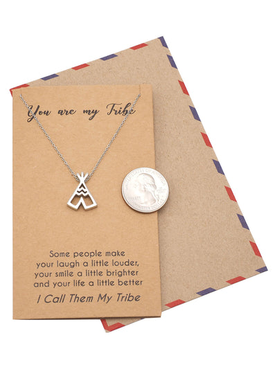 Ingrid Teepee Best Friend Necklace