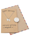 Emy Birthday Unicorn Necklace for Women