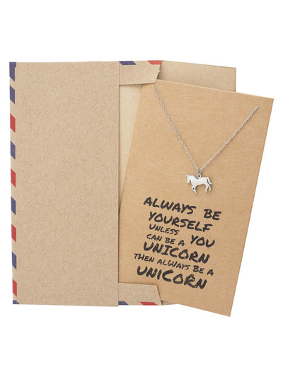 Neri Graduation Gifts Unicorn Necklace Inspirational Jewelry