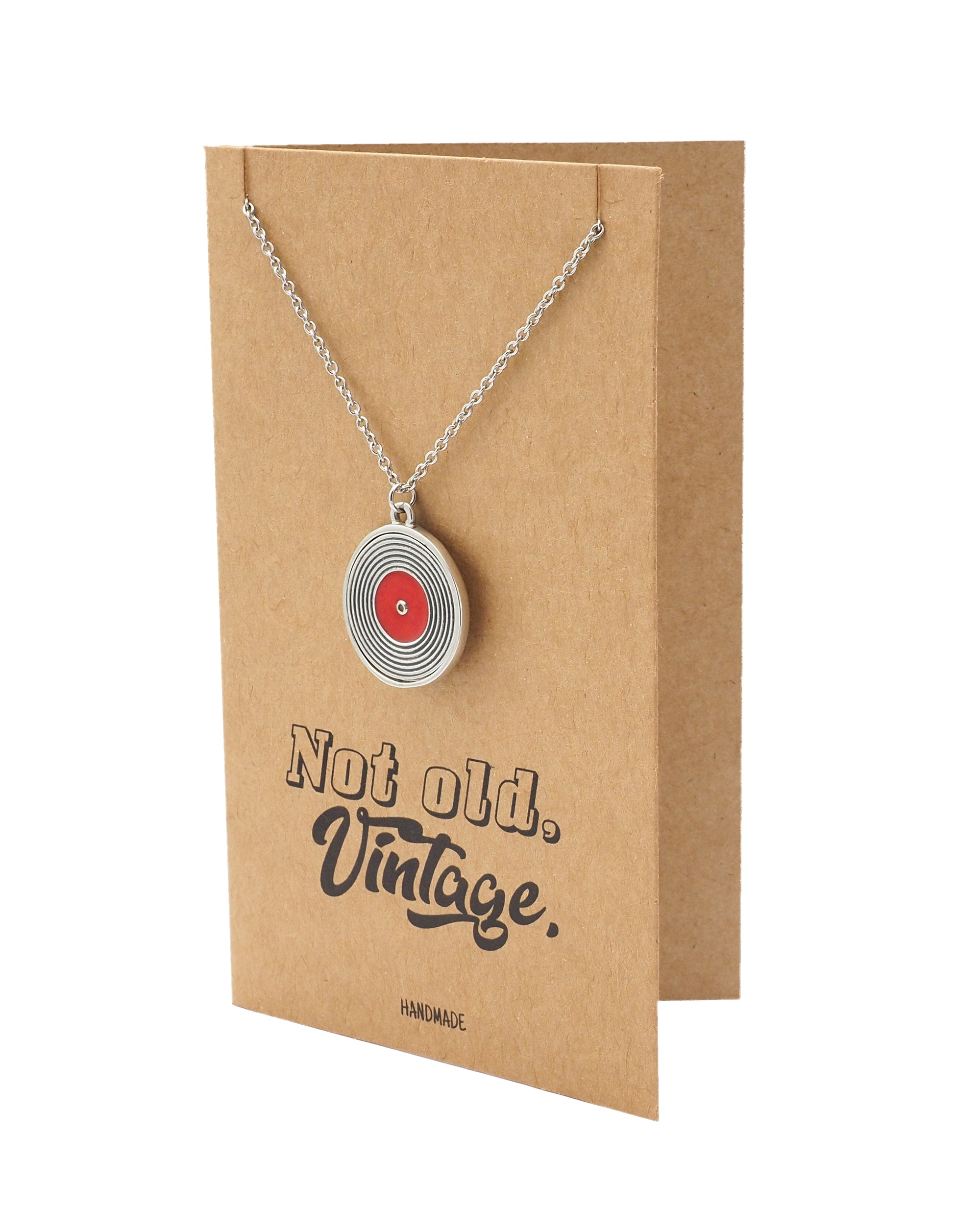 Elliana Vintage Disc Pendant Necklace