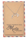 Mara Music Note Necklace