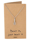 Elizabeth Cute Whisk Egg Beater Pendant Necklace