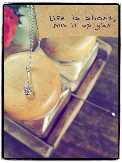 Paula Whisk Necklace Gift for Bakers