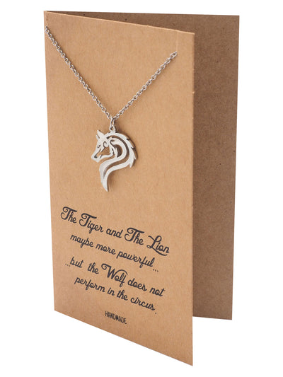 Adria Wolf Necklace