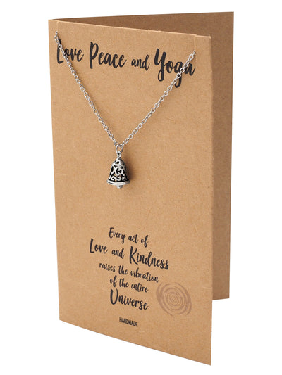 Matilda Love, Peace and Yoga Necklace